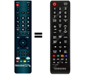 Mandos.tv UE32J5200 para SAMSUNG mando a distancia programado