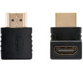 Nanocable Adaptador Angular Hdmi A/F-A/M Negro