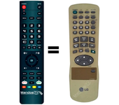 Mandos.tv LV971D para LG mando a distancia programado