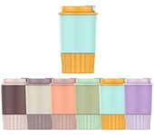 Taza Termo Café y Te para Llevar 360ml - Taza Térmica de Acero Inoxidable con Tapa Botella, Vaso （KFC360 1099）