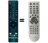 Mandos.tv TFT37TDT para ECRON mando a distancia programado