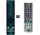 Mandos.tv DT56CHP para ATOM mando a distancia programado