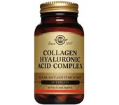 SOLGAR COLLAGEN HYALURONIC ACID COMPLEX SIN AZUCAR 30 TABL