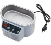 Máquina limpiadora de joyas por ultrasonidos, liomador ultrasónico Profesional de anillos de Diamantes, apto para Plata, Gold, pendientes, Collares, Gafas, dentadas postizas, retenedores, gorros, MonedasProtectores bucales, maquinillas de afeitar
