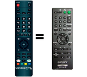 Mandos.tv DVP-SR100 para SONY mando a distancia programado