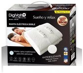 Digibolt Manta Eléctrica Calienta con Temporizador 2 Niveles Temperatura Ajustable y Protección Contra Sobrecalentamiento 150 x 80 cm /160X140cm