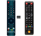 Mandos.tv WHD81 para ORANGE mando a distancia programado