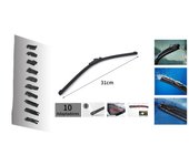Escobilla limpiaparabrisas universal con 10 adaptadores de 31cm(12 pulgadas ) a 65cm (26 pulgada) Facil instalacion ,Resistente,Silencioso, Excelente rendimiento
