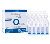 Avizor Lacrifresh Ocu-Dry 0.30%. Monodosis gotas oculares. 20 ampollas 0,4 ml de gotas oculares para aliviar los síntomas de la irritación ocular.
