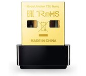TP-Link Archer T2U Nano - AC600 Adaptador Wi-Fi Nano USB, doble banda 2.4 GHz / 5 GHz, compatible con Windows y MacOS