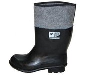 ŁÓDZKIE, modelo 06A-43, Botas de fieltro y goma talla 43, ideal para protección térmica en exteriores, impermeables, suela antideslizante, interior cálido, uso agrícola o industrial