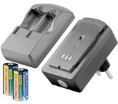 Goobay 46305 cargador de batería Batería para cámara digital Corriente alterna