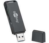 Wentronic 58260 lector de tarjeta USB 3.2 Gen 1 (3.1 Gen 1) Interno Negro