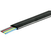 Goobay 93306 cable telefónico 100 m Negro
