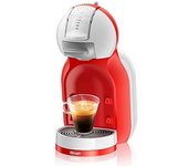 NESCAFÉ DOLCE GUSTO Mini Me EDG305.WR - Cafetera automática de cápsulas, 15 bares de presión para bebidas frías y calientes. 0.8 l. Color blanco y rojo