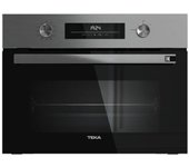 Horno Multifunción - TEKA HSC 635 P S, 45 cm, Inox, Dual Clean