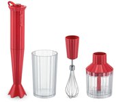 Batidora de Mano - Alessi Plisse MDL10S R, 500W, Rojo, Accesorios