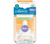Dr. Brown's Tetina Boca Ancha Nivel 4 a partir de 9 meses - 2 unidades