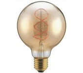 Bombilla led e27 g95 Ámbar dimmable (8w)