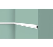 Nmc Decoflair Moldura de poliestireno decorativa CL2 (2 ud., 2 m x 13 mm x 25 mm, Polímero extruido de alta densidad (HDPS))