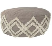 Puf Cookie Tufted Nia (Ø x Al: 55 x 20 cm, Taupé)