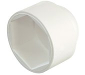 Suki Tapón embellecedor S53 (Específico para: Tornillos M12, Cabeza hexagonal, Blanco)