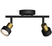 Philips Regleta Conduit (5 W, L x An x Al: 27 x 13 x 11 cm, Negro, GU10)