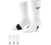 Nike Everyday Calcetines largos de baloncesto (3 pares) - Blanco (42-46)