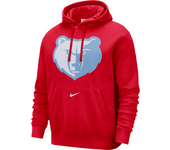 Memphis Grizzlies Club City Edition Sudadera con capucha de tejido Fleece Nike de la NBA - Hombre - Rojo (XL)
