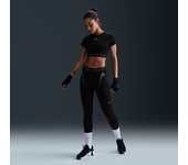 Nike Pro Leggings de 7/8 de talle medio con estampado - Mujer - Negro (XL (EU 48-50))