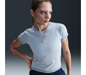 Nike Sportswear Chill Knit Camiseta corta entallada - Mujer - Azul (XXL (EU 52-54))