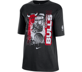 Chicago Bulls Courtside Camiseta Nike NBA - Mujer - Negro (XXL (EU 52-54))