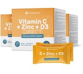 FutuNatura 3x Vitamina C 500 + Zinc + D3 DIRECT, en total 90 sobres