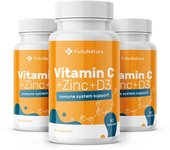 FutuNatura 3x Vitamina C + zink + vitamina D3, en total 270 cápsulas