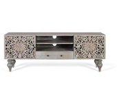 GINER Y COLOMER Mueble televisor fabricado en madera maciza de mango 150 cm