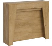 Itamoby Consola extensible 90x25/211 cm efecto madera roble natural