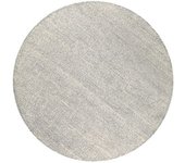 Wecon Home Alfombra redonda crudo y tonos azules tufting a mano 180 rd.