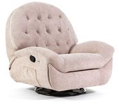 Fuori Sillón reclinable en 3 posiciones, giratorio y balancín gris