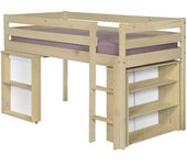 ID Kids Cama infantil combinada con colchón madera maciza  90x190 cm