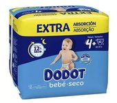 Dodot Bebé Seco Extra Absorción T-4 62 Uds