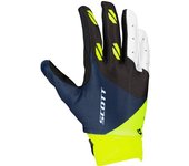 Scott Evo Race Midnight Purple Guantes de motocross - Lila Amarillo (S)