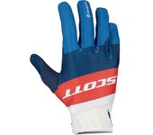 Scott 450 Angled 2023 Guantes de motocross - Rojo Azul (M)