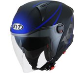 KYT D-City Colorful Casco Jet - Azul (M)