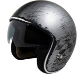 IXS 77 2.5 Casco Jet - Negro Plata (XS)