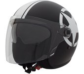Premier Vangrade Star 9BM Casco de jet - Negro Blanco