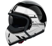 Airoh J 110 Raster Casco - Negro Blanco (XL)