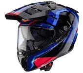 Caberg Tanami Scram Casco de motocross - Negro Rojo Azul (M)