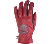 Helstons Grafic Air Guantes de moto para damas - Rojo (L)
