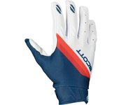Scott Evo Dirt Guantes de motocross - Blanco Rojo Azul (S)