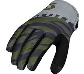 Scott 350 Dirt Guantes de Motocross - Negro Verde Multicolor (XL)